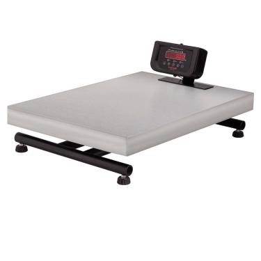 Imagem de Balança Digital de Plataforma Balmak Serie Standard Inox 500kg Remoto com Bateria K-500IB-4/S