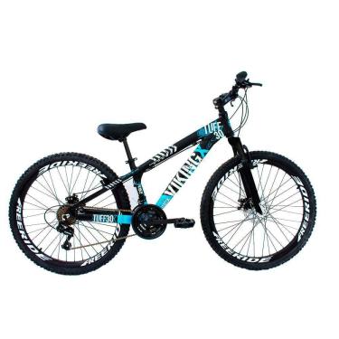 Imagem de Bicicleta Viking X TUFF25/30 Freeride Aro 26 Freio a Disco 21 Velocidades Cambios Shimano Preto Azul