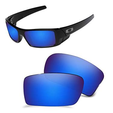 Imagem de AOZAN Lentes de reposição polarizadas ANSI Z87.1 para óculos de sol Oakley Gascan - azul Capri