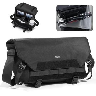Imagem de ULANZI Estojo para câmera Sling com suporte de tripé, bolsas de ombro táticas compactas pequenas para câmeras DSLR/SLR/Mirrorless, bolsa transversal resistente à água, feminina, masculina, preta BC08