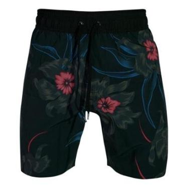 Imagem de Bermuda Volcom Island Time Preta Masculina-Masculino
