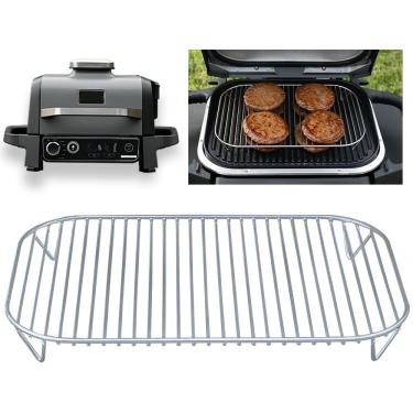Imagem de Rack de aço inoxidável para Ninja Woodfire Outdoor Grill Pro XL, Pro Connect XL, OG850 OG951 Wood Fire Electric Master Grill Air Fryer Acessórios, pode ser lavado na lava-louças. INFRAOVENS