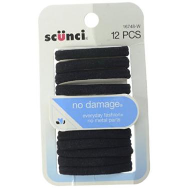 Imagem de Conair Scunci Elásticos sem danos, preto, 12 unidades