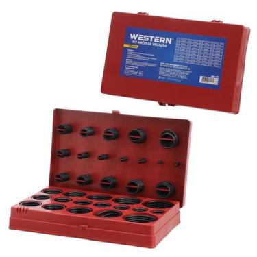 Imagem de Jogo Aneis de Vedação para Vaso Sanitário Oring Borracha com Estojo - 