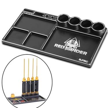 Imagem de Chanjorlin RC Tool Rack Screwdriver Organizer Holder Storage Rack Repair Tool Bracket Wrench Holder Socket Screws Tray Tools Stand for 1/8 1/10 Crawler On Off Road Buggy Truck Car Boat Airplanes