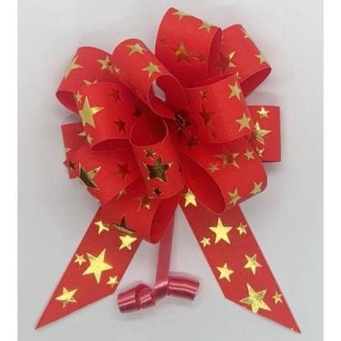 Imagem de Laço Pronto Para Presente e Embalagem - Laço Estrela  Flor Grande  10 