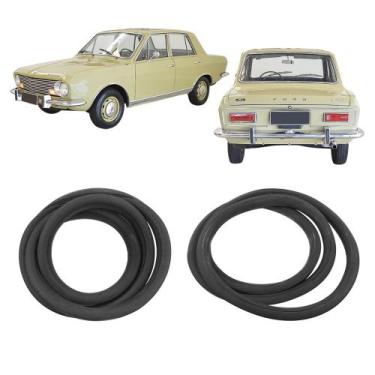 Imagem de Kit Borracha Vidro Parabrisa Vigia Corcel 1 4 Portas 69 A 77 - Superce