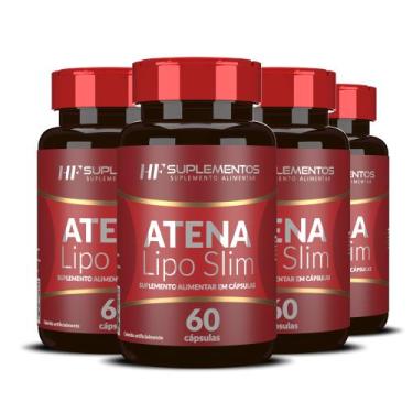Imagem de 4x atena lipo slim hf suplementos 60caps