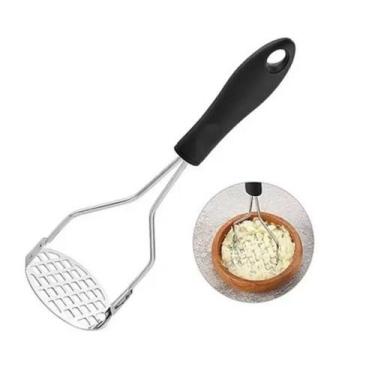 Imagem de Amassador Espremedor Inox de Batatas Legumes Feijão Purê - Top Útil