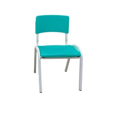 Imagem de Cadeira Iso Infantil Azul Celeste Escolar, Creche  - ECOMHOME