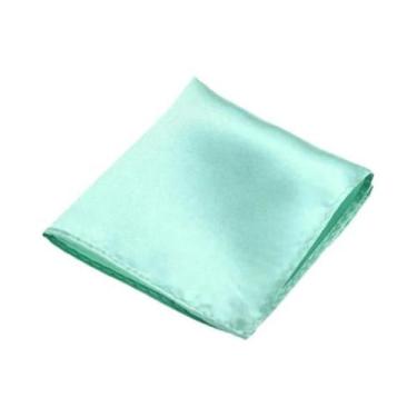 Imagem de Lenço de Bolso Masculino Vintage - Quadrado, Sólido e para Padrinhos d