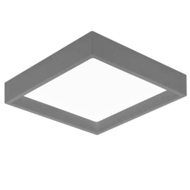 Imagem de Plafon Sobrepor Recuado Deep 24w 3000k Preto Stella