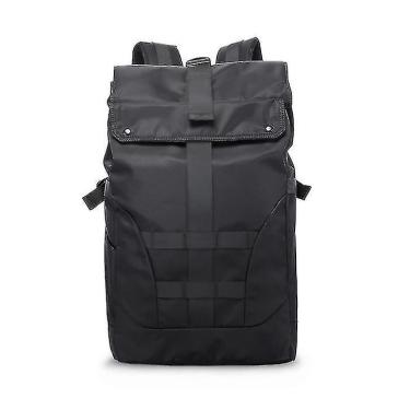 Imagem de Mochilas masculinas mochila para laptop de viagem mochila anti-roubo resistente à água preta
