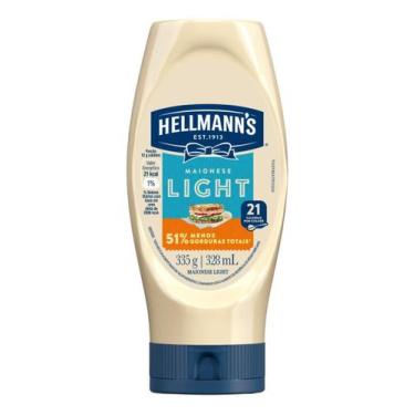 Imagem de Kit c/ 3 Maionese Hellmann's sem gluten em squeeze 335g