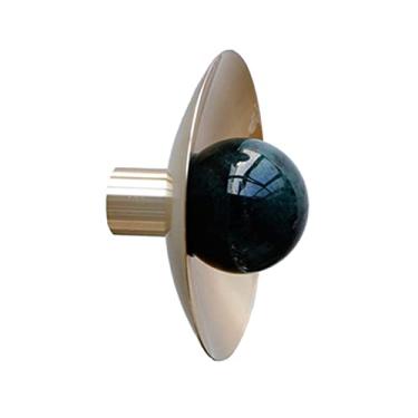 Imagem de Puxador de armário de gaveta de cozinha de latão puxadores de cristal rosa puxadores de armário de hardware 1 peça fangdanwang (cor: C-2334-Shuicao-L)