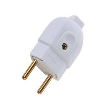 Imagem de Plugue Macho Branco 2P de 20 Ampères e 250 Volts - 57402104 - TRAMONTI