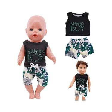 Imagem de Roupas De Boneca De Pelúcia Preta, Capa De Chuva Para Boneca De 43cm, 