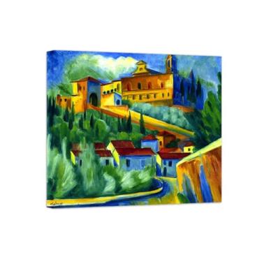 Imagem de Famosas Pinturas-Impressas em Tela-Casas-Moderno Pôster Decoração Sala de Estar e Quarto 20x25cm8x10in Tela Embrulhada