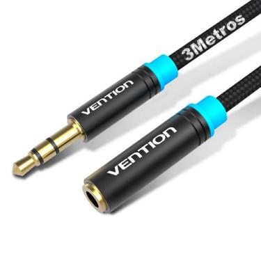 Imagem de Cabo Extensor Áudio P2 Macho Para P2 Femea 3 Metros Vention - Bbacomer