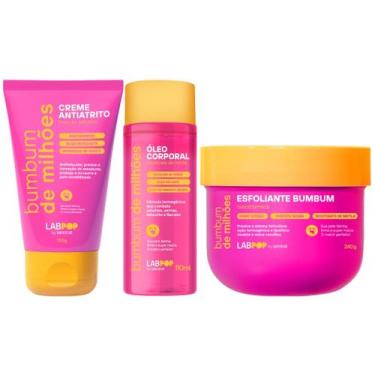 Imagem de Kit Bumbum De Milhoes Creme Antiatrito E Foliculite + Esfoliante Corpo