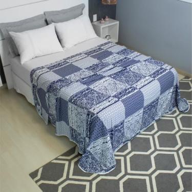 Imagem de Lençol Casal Sem Elástico Malha Estampada 100% Algodão Para Se Cobrir 2,20 x 2,20m Toque Macio, Conforto e Durabilidade Cozzilar (Modelo 1)