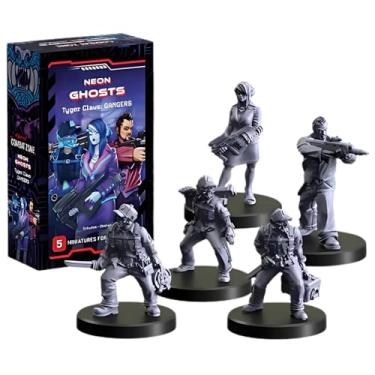 Imagem de Monster Fight Club Cyberpunk Red, Combat Zone, Expansão De Gangues Do Jogo Tabuleiro: Fantasmas Neon (Gangers Garra Tigre)