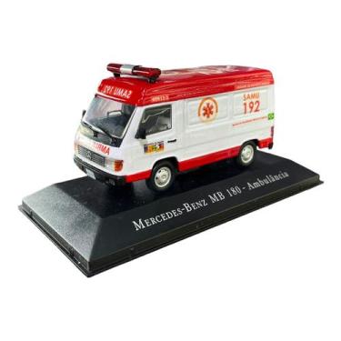 Imagem de Miniatura Ambulância Samu Customizado Metal 1:43 - IXO