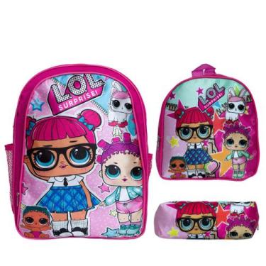 Imagem de Mochila Feminina Grande LOL Surprise Costas Creche Reforçada - TOYS 2U