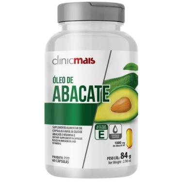 Imagem de Óleo de Abacate com Vitamina E 1000mg 60 cápsulas - Clinicmais
