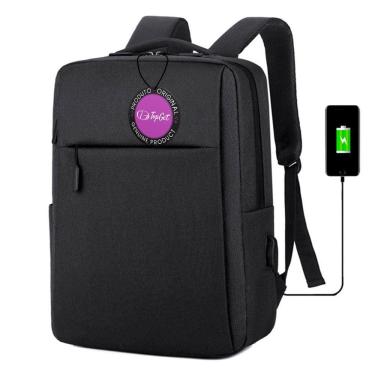 Imagem de Mochila Impermeável para Notebook com USB TechBlend TopGet