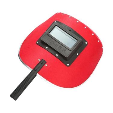 Imagem de Milageto Máscara de solda portátil, equipamento de proteção, acessórios de equipamento, proteção, com lente de vidro, protetor facial confortável