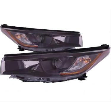 Imagem de Lâmpada esquerda direita LED luz diurna frontal LED conjunto de farol lâmpada de canto ampla compatível com Highlander 2014-2016 81150-0E250 (esquerda)