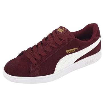 Imagem de Tênis Puma Smash V2 BDP Rhubard Team Gold White, Vermelho, Dourado, 40