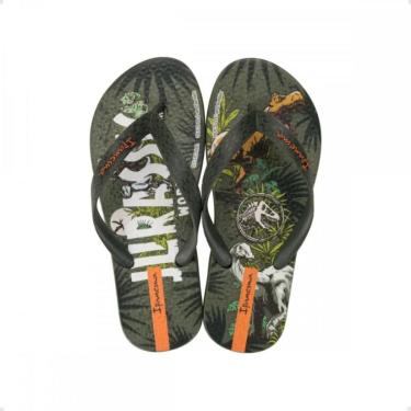 Imagem de Chinelo Infantil Dedo Grendene Jurassic Park Verde-Masculino