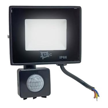 Imagem de Refletor LED 30W com Sensor de Presença IP66 Bivolt – Iluminação Potente, Segura e Econômica