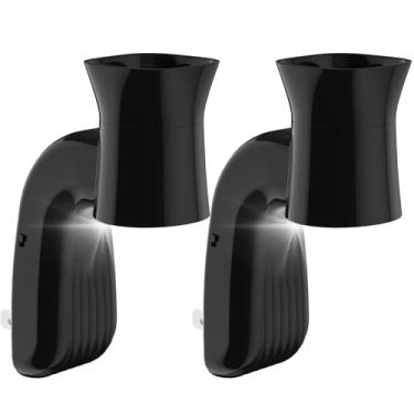 Imagem de Zoblise Peças De Difusor De Aroma De Parede Com Luz Noturna, Compatível Com Bath And Body Works Wallflowers, Difusor Giratório, Difusor De Óleos Essenciais Elegante Para Um Escritório Doméstico Aco