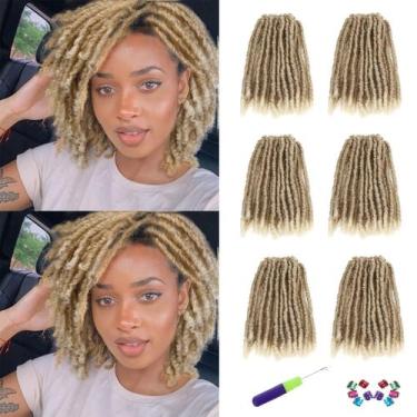 Imagem de Cabelo de crochê WIGNEE Faux Locs 20 cm 120 fios para mulheres negras