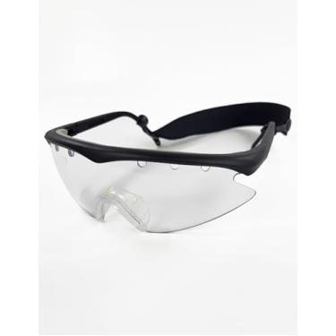 Imagem de Going One Óculos de segurança esportiva – Óculos de proteção esportiva para raquet, óculos de proteção ocular para pickleball, raquete, squash, basquete; com alça e armação acolchoada, para homens e