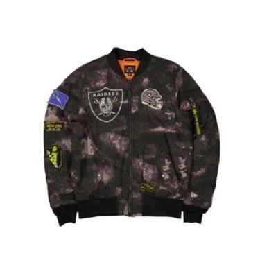Imagem de JAQUETA NEW ERA BOMBER LAS VEGAS RAIDERS NFL-Masculino