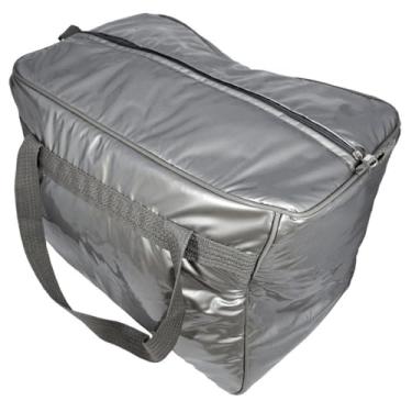 Imagem de Bolsa Térmica 26 Litros Prata para Transporte de Alimentos e Bebidas – Ideal para Lazer, Viagens e Uso Diário