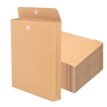 Imagem de Pacote com 25 envelopes Kraft grandes expansíveis