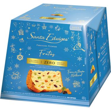 Imagem de Panettone Frutas Santa Edwiges 400g Caixa Zero Açúcar