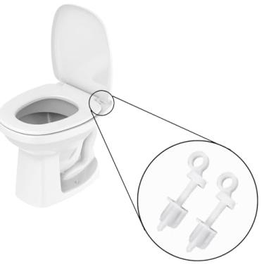 Imagem de Assento Sanitário Tampa Oval Soft Slim Branco + Parafuso de fixação para assento sanitário