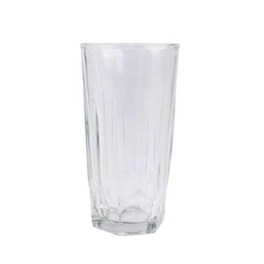 Imagem de Conjunto de 4 Copos de Vidro Transparente com Design Canelado