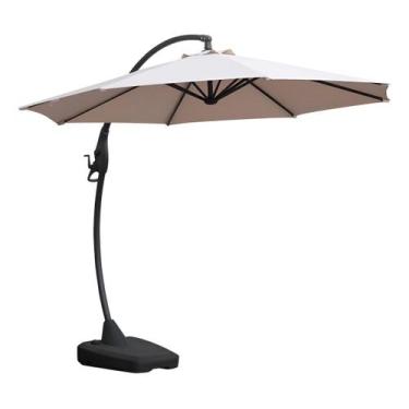Imagem de Ombrelone Lateral Prelium De Aluminio Com Base 260x300 Cm