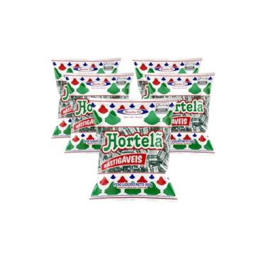 Imagem de Santa Fe Bala Mastigável de Hortelã, 500g, Kit com 5 Pacotes