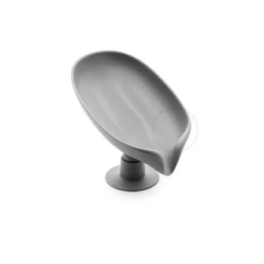 Imagem de Kit Saboneteira Plástico Ventosa Pia Banheiro Sabonete Suporte Folha