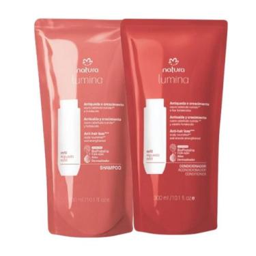 Imagem de Kit Refil Shampoo E Condicionador Natura Lumina Antiqueda E