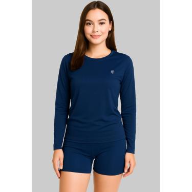 Imagem de Camisa Feminina Térmica Proteção UV50 Manga Longa Corrida e Treino-Unissex