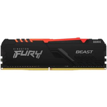 Imagem de Memória Kingston Fury Beast, RGB, 8GB, 3200MHz, DDR4, CL16 - KF432C16BBA/8